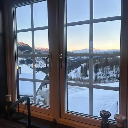 Semesterbostad Log In Hodlekve With Mountain View *